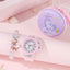 1PCS Girl Cute Student Little Fresh Unicorn Pink Light Quartz Silicone Watch +1Pcs Burst Bead Bracelet +1Pcs Pink Box Set - Slobuy
