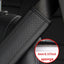 1PCS PU Leather Embossed Car Seat Belt Shoulder Cover Decompression Comfort Car Accessories Safety Belt Protective Cover - Slobuy