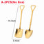 4/1PCS Shovel Spoons Creative Stainless Steel Coffee Tea Spoon For Ice Cream Dessert Watermelon Kitchen Tableware Cutlery Sets - Slobuy