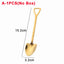 4/1PCS Shovel Spoons Creative Stainless Steel Coffee Tea Spoon For Ice Cream Dessert Watermelon Kitchen Tableware Cutlery Sets - Slobuy