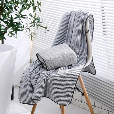 1PCS Thickened Bath Towels for The Body Microfiber Towel for Gym Sports Shower Robe for Spa Beath Home - Slobuy