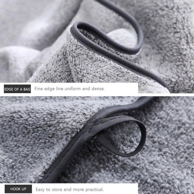 1PCS Thickened Bath Towels for The Body Microfiber Towel for Gym Sports Shower Robe for Spa Beath Home - Slobuy