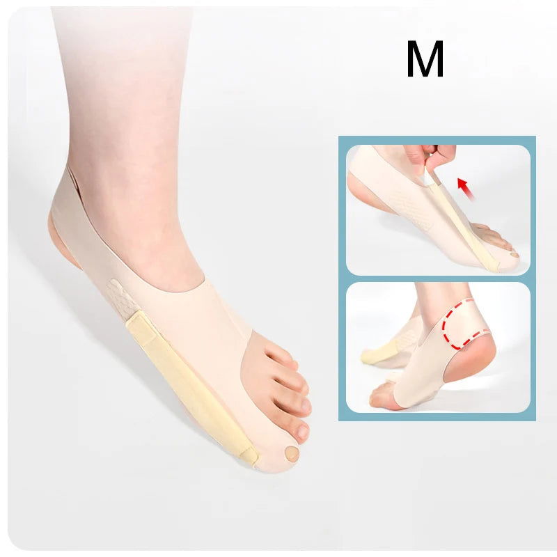 1PC Big Toe Bunion Corrector Adjustable Orthopedic Socks Toes Separator Pain Relief Hallux Valgus Feet Protector Foot Care Tools - Slobuy