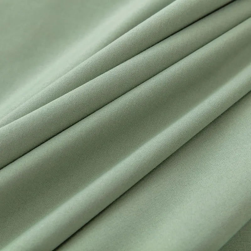 1PC Blackout Curtains With Black TPU Interlining Thin and Light Drapery Panel for Bedroom Meetingroom Share Room Office - Slobuy