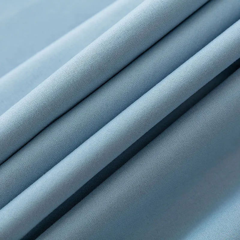 1PC Blackout Curtains With Black TPU Interlining Thin and Light Drapery Panel for Bedroom Meetingroom Share Room Office - Slobuy