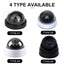 1PC Dummy Fake Camera with LED Red Light, Battery Operated, No Wiring Required, Indoor Outdoor Fake Dome Security Camera - Slobuy