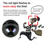 1PC Dummy Fake Camera with LED Red Light, Battery Operated, No Wiring Required, Indoor Outdoor Fake Dome Security Camera - Slobuy