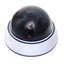 1PC Dummy Fake Camera with LED Red Light, Battery Operated, No Wiring Required, Indoor Outdoor Fake Dome Security Camera - Slobuy
