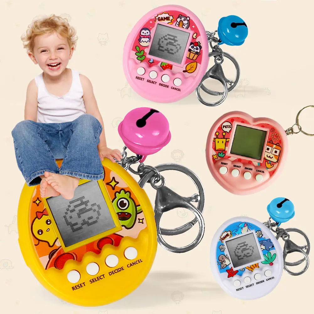 1PC Electronic Pet Game Tamagotchi Toy 168 Pets in 1 Virtual Pet Electronic Toys Mini Handheld Game Creative Children Gifts - Slobuy