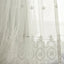 1PC European Style Exquisite Mirror Flower Embroidery Gauze Curtain for Bedroom and Living Room - Slobuy