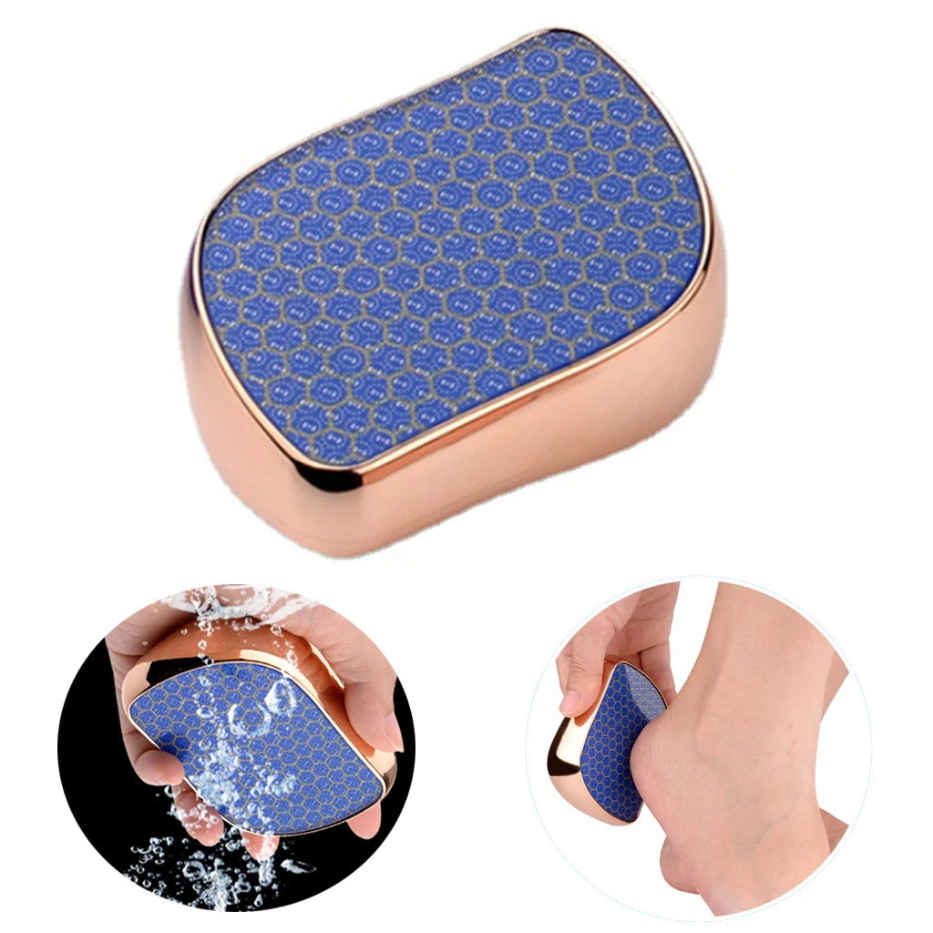 1PC Exfoliate Foot Hard Dead Skin Pedicure Remover Scrubber Peeling Artifact Peeling Nano Glass Foot Plate File Pedicure Tools - Slobuy