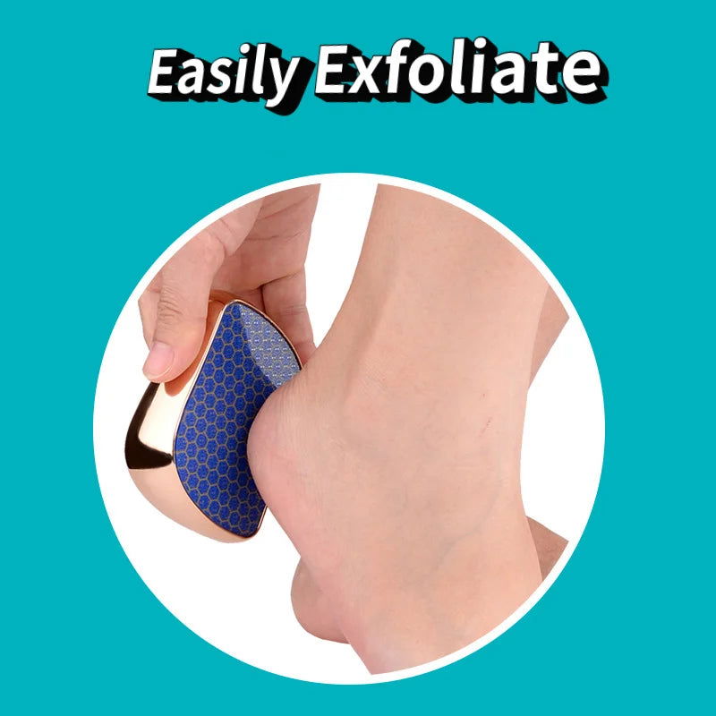 1PC Exfoliate Foot Hard Dead Skin Pedicure Remover Scrubber Peeling Artifact Peeling Nano Glass Foot Plate File Pedicure Tools - Slobuy