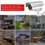 1PC Fake Dummy Camera with Flashing Red LED Bullet Shaped Waterproof Security CCTV Surveillance Camera For Home Outdoor Indoor - Slobuy