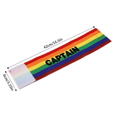 1PC Football Captain Armband Adjustable Sports Captain Armband With CAPTAIN Logo Captain's Armband For Soccer Rugby Basketball - Slobuy