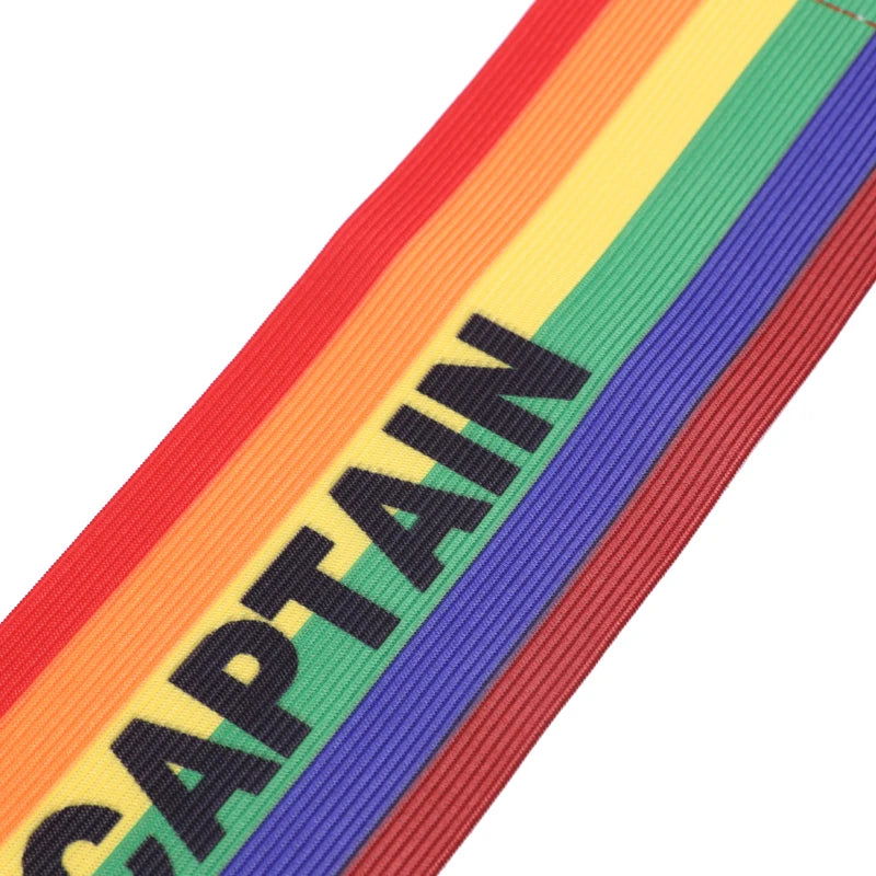 1PC Football Captain Armband Adjustable Sports Captain Armband With CAPTAIN Logo Captain's Armband For Soccer Rugby Basketball - Slobuy