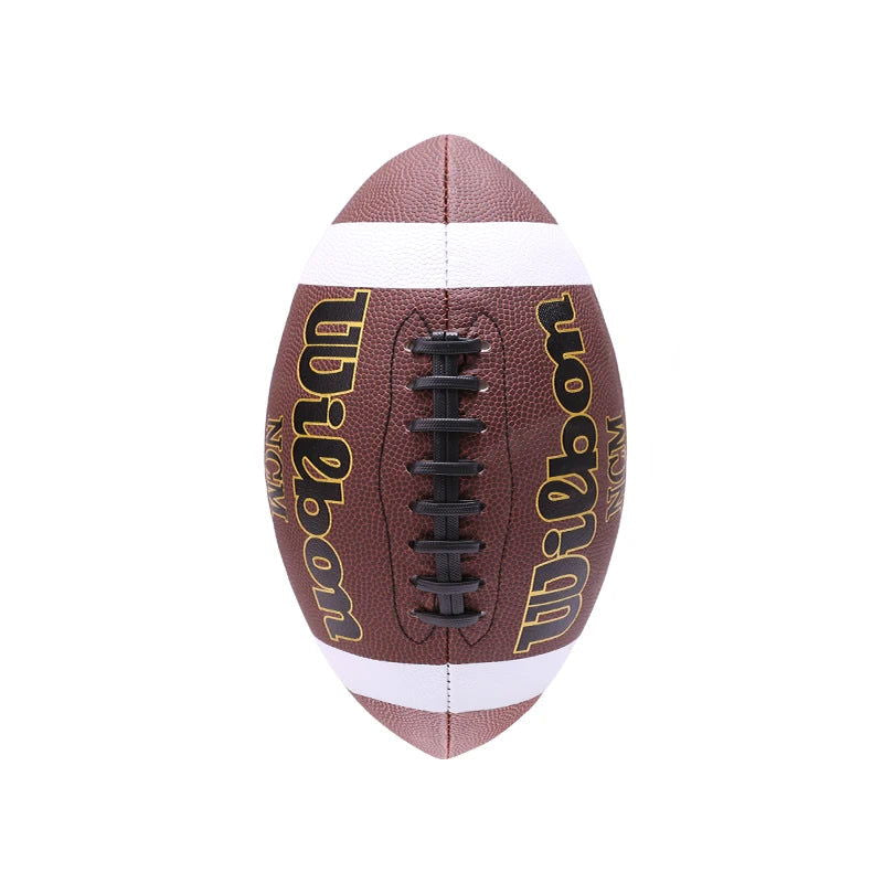 1PC High Quality  Sports Size 3 6 9 Grip Official PU Leather Adult Kids  Rugby American Football Balls - Slobuy