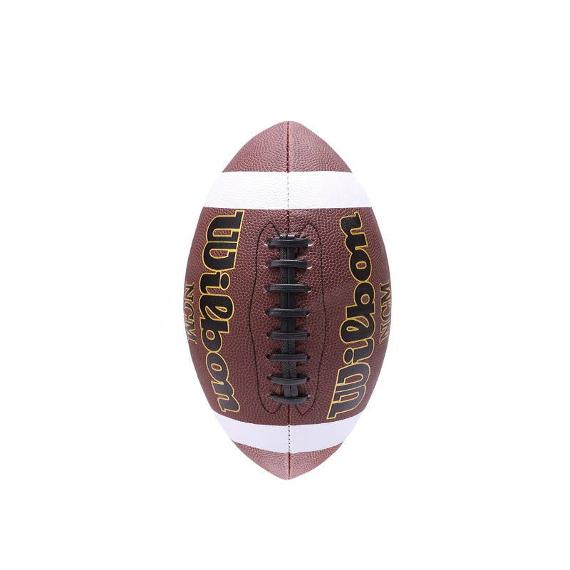 1PC High Quality  Sports Size 3 6 9 Grip Official PU Leather Adult Kids  Rugby American Football Balls - Slobuy
