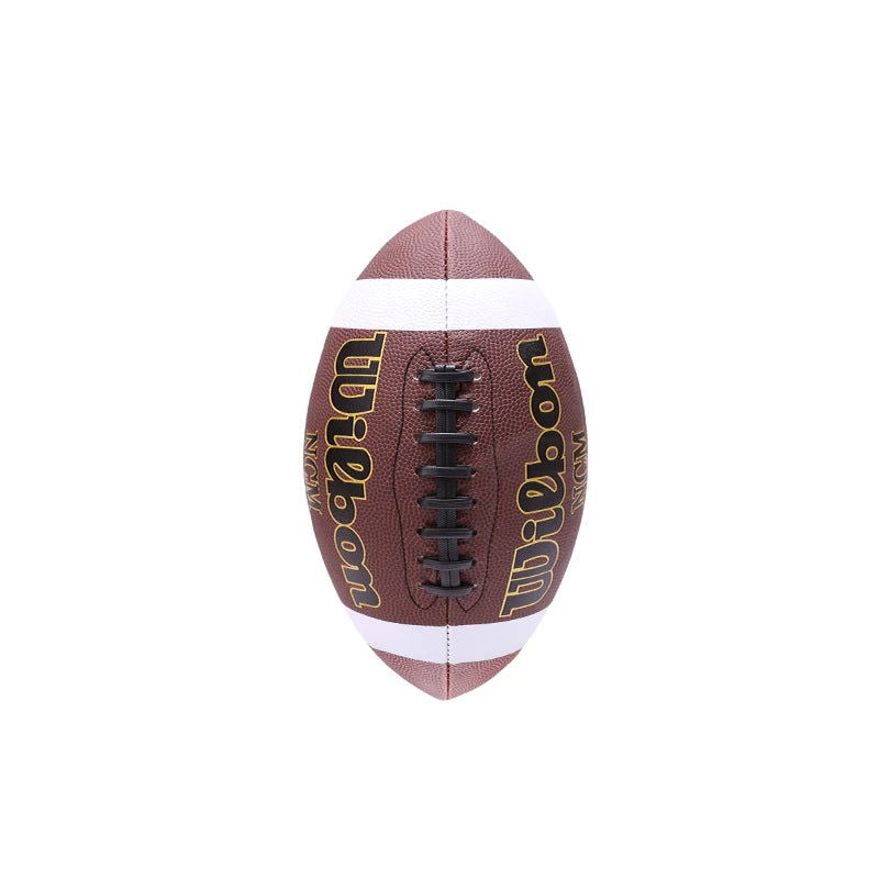 1PC High Quality  Sports Size 3 6 9 Grip Official PU Leather Adult Kids  Rugby American Football Balls - Slobuy