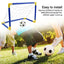 1PC Indoor Mini Folding Soccer Goal Net Plastic Football Post Frame Set Inflatable Kids Sport Toys For Indoor Outdoor Team Games - Slobuy