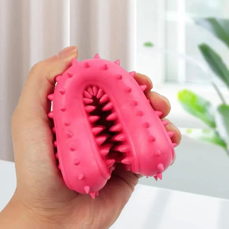 1PC Pet Chew Toy Soft Rubber Bite-resistance Bone Shape Teeth Grinding Chewing Toys for Small Dogs Training Pet Supplies - Slobuy