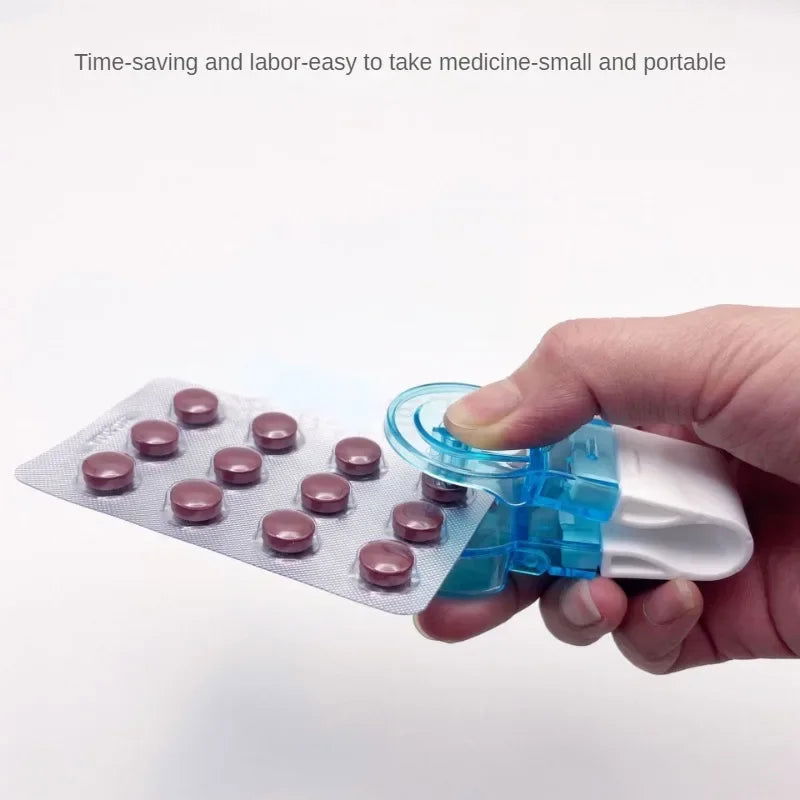 1PC Portable Pill Taker Medicine Storage Box Anti Pollution Pill Tablet Crusher for Personal Health Care - Slobuy