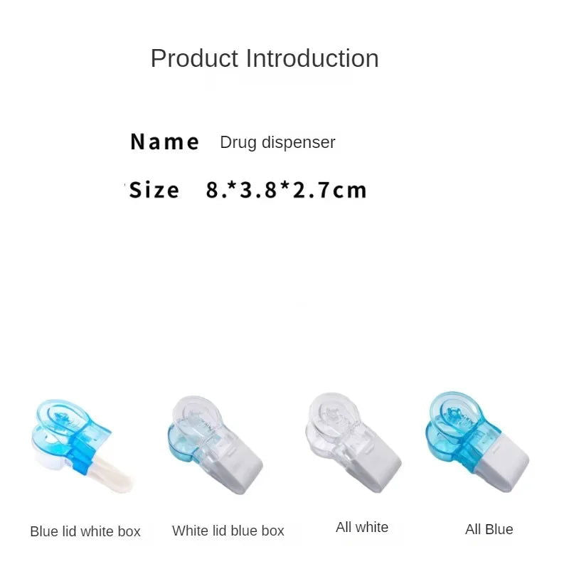 1PC Portable Pill Taker Medicine Storage Box Anti Pollution Pill Tablet Crusher for Personal Health Care - Slobuy