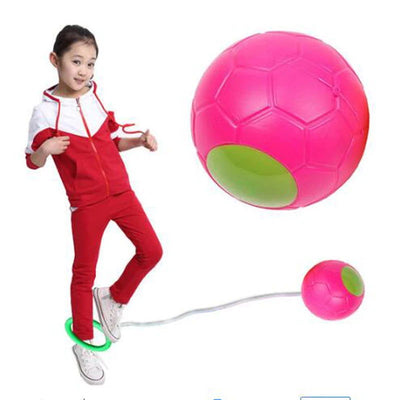 1PC Skip Ball Outdoor Fun Toy Ball Classical Skipping Toy Exercise coordination and balance hop jump playground may toy ball - Slobuy