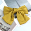 1PC Solid Color Satin Ribbon Big Bows Spring Clips Oversize Hair Pin Retro Hairpin Headwear Wedding Party Hair Accessories - Slobuy