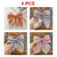 1PC Solid Color Satin Ribbon Big Bows Spring Clips Oversize Hair Pin Retro Hairpin Headwear Wedding Party Hair Accessories - Slobuy