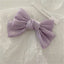 1PC Solid Color Satin Ribbon Big Bows Spring Clips Oversize Hair Pin Retro Hairpin Headwear Wedding Party Hair Accessories - Slobuy