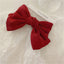 1PC Solid Color Satin Ribbon Big Bows Spring Clips Oversize Hair Pin Retro Hairpin Headwear Wedding Party Hair Accessories - Slobuy