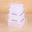 1PC Transparent PP Dual Fastened Transparent Display Box Jewelry Jewelry Container Jewelry Box Art DIY Parts Tool Storage Box - Slobuy