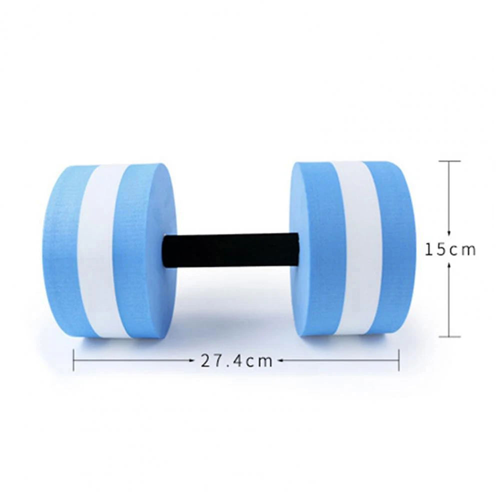 1PC Water Dumbbells EVA Automatic Floating Foam Dumbbells Aerobic Exercise Men Women Swimming Pool Resistance Fitness Tools 2023 - Slobuy
