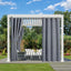 1PC, Waterproof Outdoor Grommet Curtain For Patio Gazebo Front Porch Pergola - Slobuy
