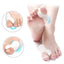 1Pair Silicone Toes Separator Bunion Bone Ectropion Adjuster Toes Outer Appliance Foot Care Tools Hallux Valgus Corrector - Slobuy