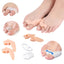 1Pair Silicone Toes Separator Bunion Bone Ectropion Adjuster Toes Outer Appliance Foot Care Tools Hallux Valgus Corrector - Slobuy