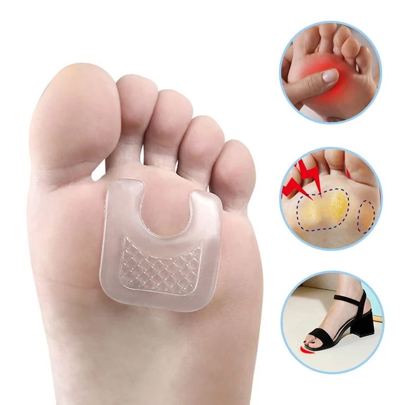 1Pair Silicone Toes Separator Bunion Bone Ectropion Adjuster Toes Outer Appliance Foot Care Tools Hallux Valgus Corrector - Slobuy