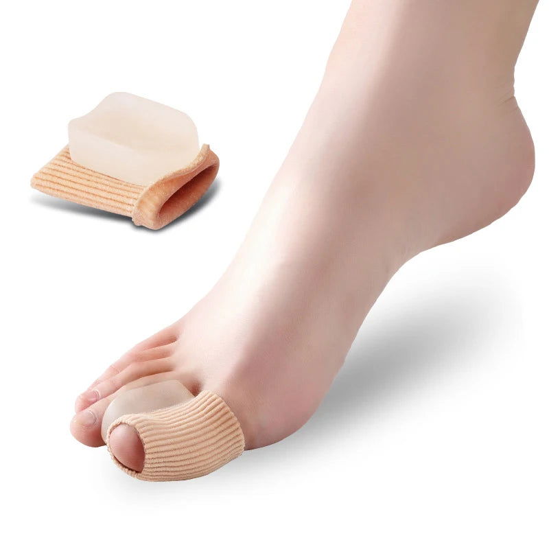 1Pair Silicone Toes Separator Bunion Bone Ectropion Adjuster Toes Outer Appliance Foot Care Tools Hallux Valgus Corrector - Slobuy