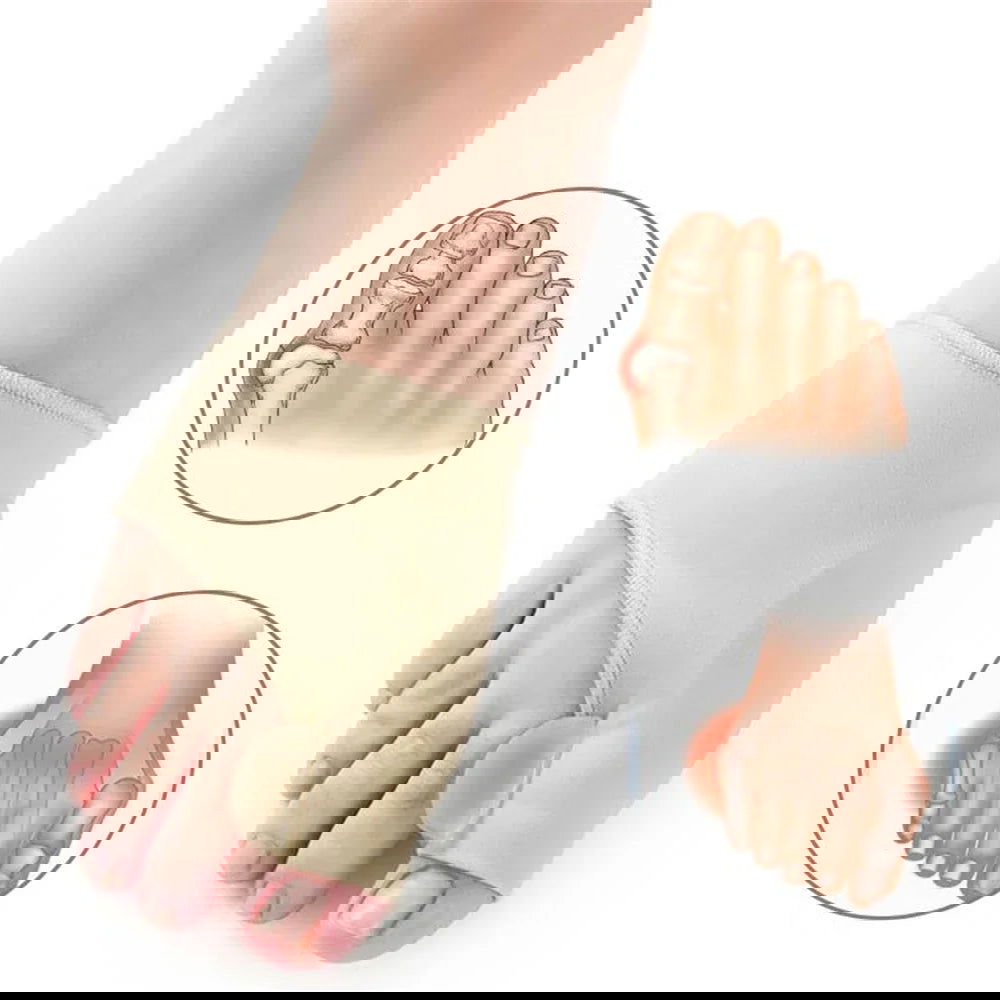 1Pair Toe Separator Hallux Valgus Bunion Corrector Hammer Toe Straightener Foot Pain Relief Orthopedic Pedicure Tools Foot Care - Slobuy