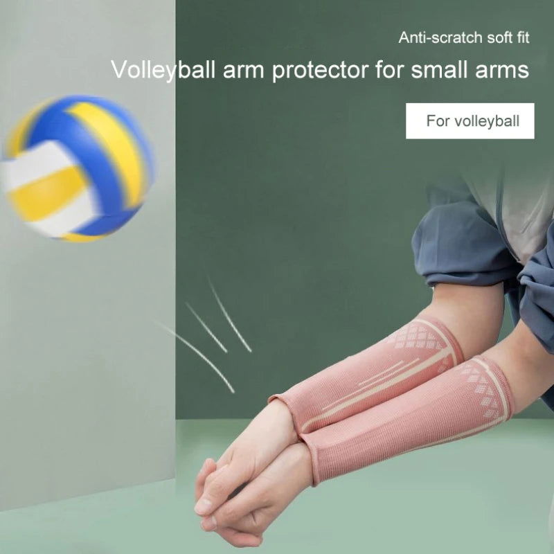1Pair Volleyball Compression Sleeves Volleyball Arm Sleeves Forearm Sleeve Arm Guards for Men Women Teens - Slobuy