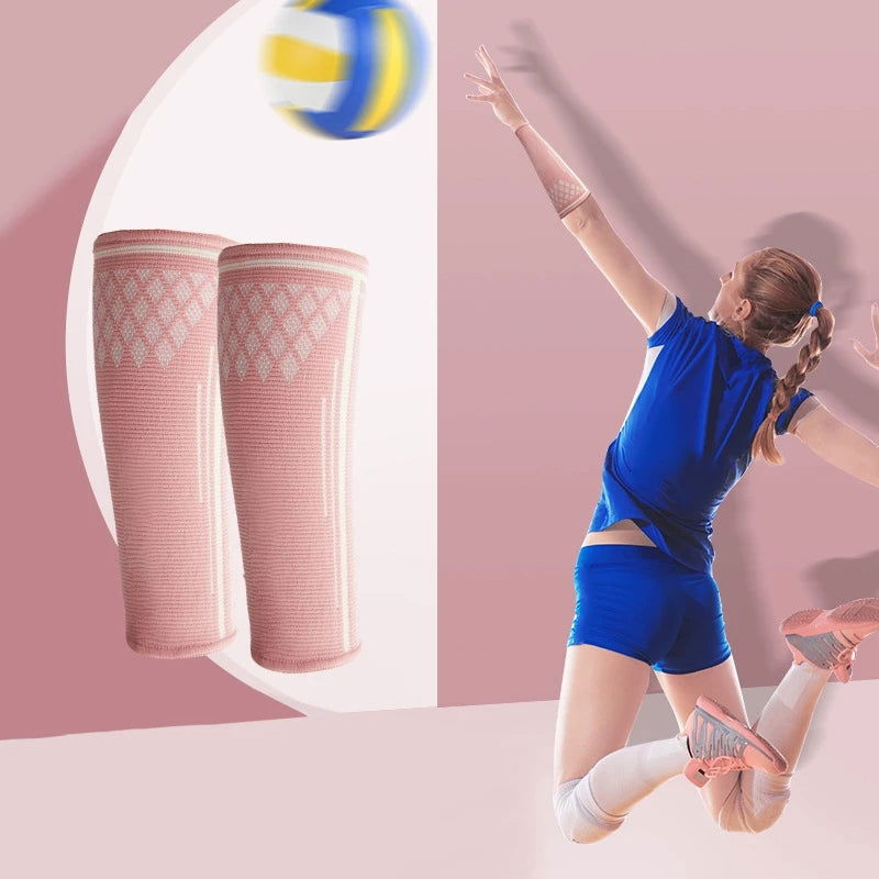 1Pair Volleyball Compression Sleeves Volleyball Arm Sleeves Forearm Sleeve Arm Guards for Men Women Teens - Slobuy