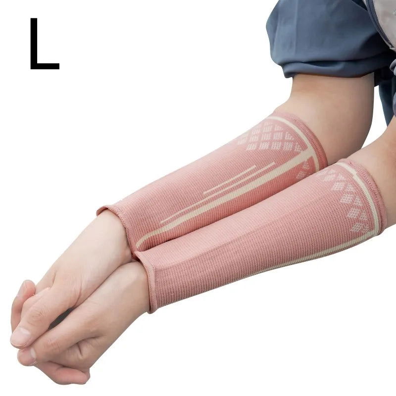 1Pair Volleyball Compression Sleeves Volleyball Arm Sleeves Forearm Sleeve Arm Guards for Men Women Teens - Slobuy