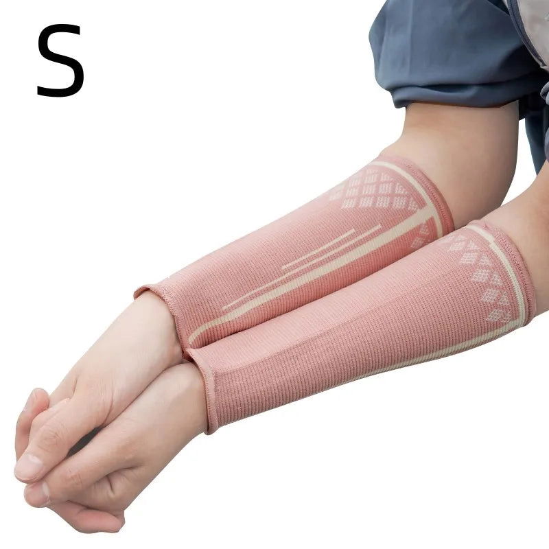 1Pair Volleyball Compression Sleeves Volleyball Arm Sleeves Forearm Sleeve Arm Guards for Men Women Teens - Slobuy