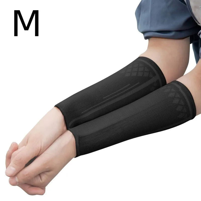 1Pair Volleyball Compression Sleeves Volleyball Arm Sleeves Forearm Sleeve Arm Guards for Men Women Teens - Slobuy