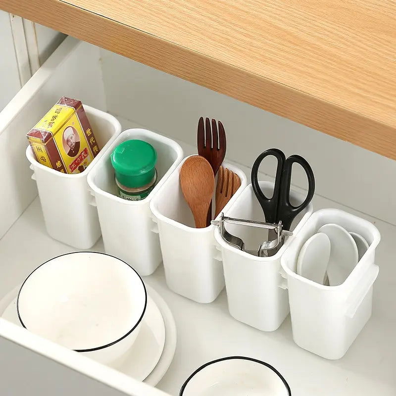 1Pairs White Refrigerator Food Classification Storage Box Household Freezer Side Door Kitchen Refrigerator Food Preservation Box - Slobuy