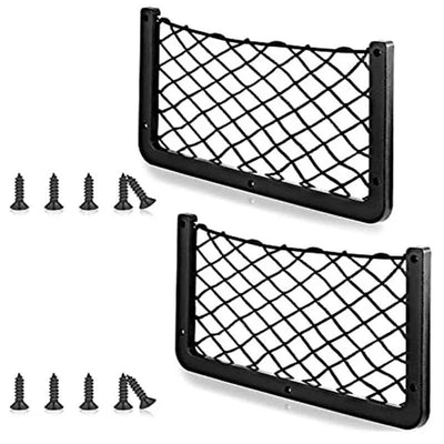1Pc Car Storage Net Elastic Net Cargo Mesh Nets Car Caravan Bus Camping Seat Back Mesh Pocket Car Accessories - Slobuy