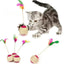 1Pc Cat Toy Sisal Scratching Ball Training Interactive Toy for Kitten Pet Cat Supplies Feather Toy  Cat Toys Interactive - Slobuy