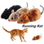 1Pc Funny Lifelike Plush Mouse Running Rat Toy for Cats Dogs Tail Mouse Pets Kids Random Color - Slobuy