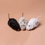 1Pc Funny Lifelike Plush Mouse Running Rat Toy for Cats Dogs Tail Mouse Pets Kids Random Color - Slobuy