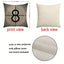 1Pc Linen Retro Movie Throw Pillow Case Single-Sided Printed Pillow Cover For Home Decor Sofa Cushion Cover - Slobuy